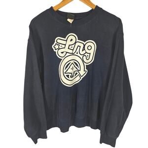 LRG MEN'S BLUE PULLOVER CREWNECK SWEATSHIRT SIZE MEDIUM